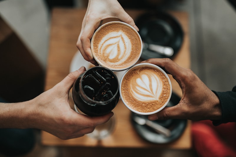 Modern corporate coffee and tea counter
